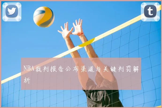 NBA裁判报告公布渠道与关键判罚解析